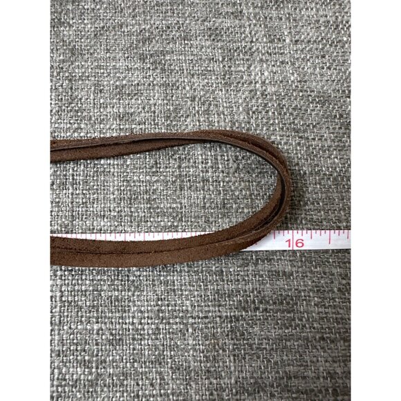 Great American Angel Wing & Cross Charm Leather Cord Necklace - Picture 3 of 6